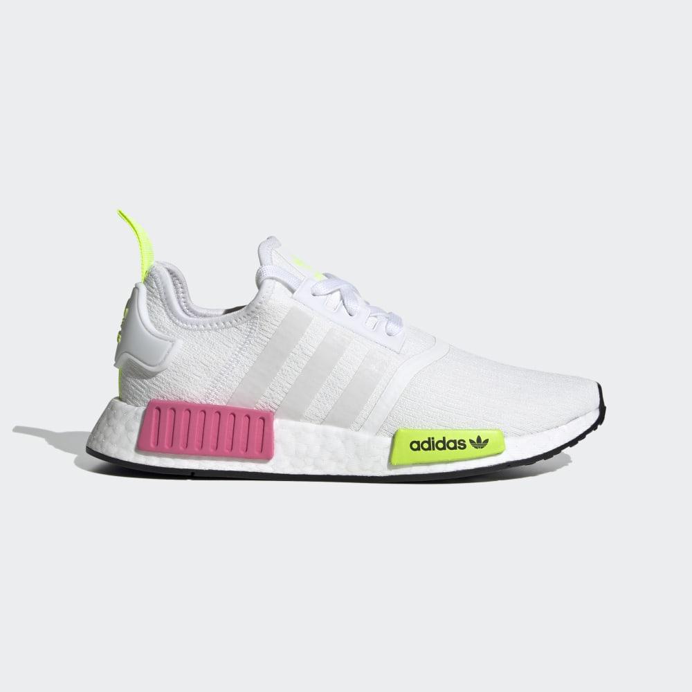 Originals Adidas NMD_R1 Dama Romania - Albi/Verzi Deschis/Roz FX0106